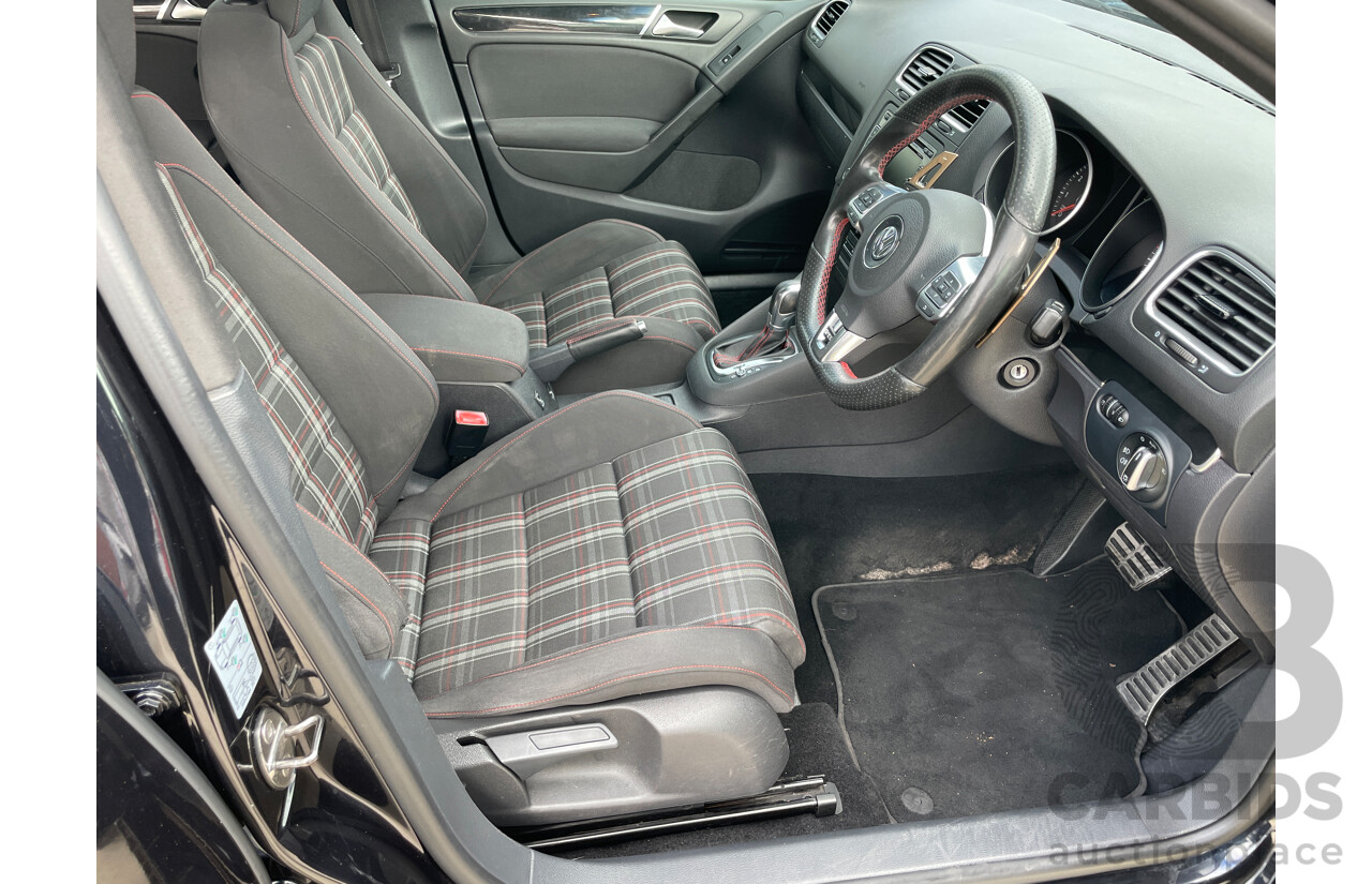 12/2011 Volkswagen Golf GTi 1K MY12 5d Hatchback Black 2.0L