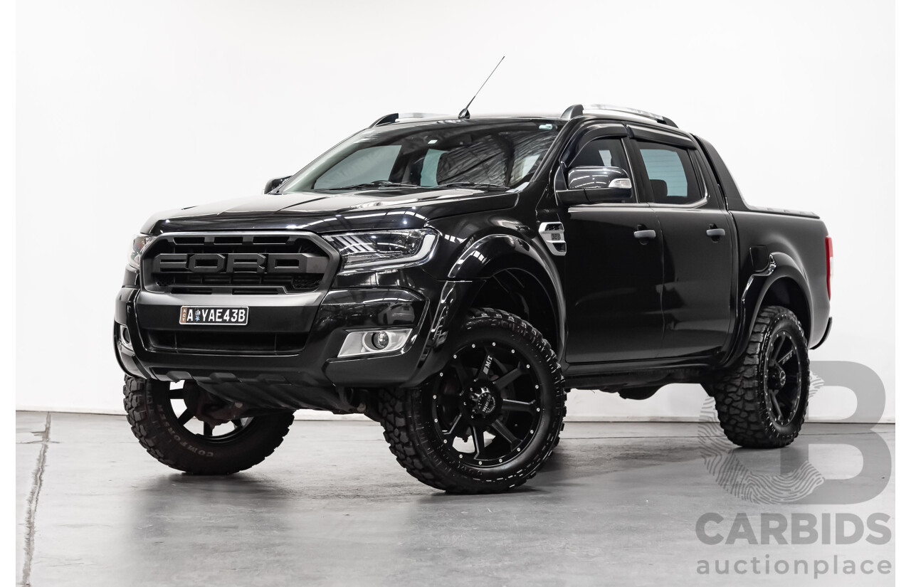 9/2013 Ford Ranger Wildtrak 3.2 (4x4) PX Crew Cab Utility Mica Black 3.2L Turbo Diesel