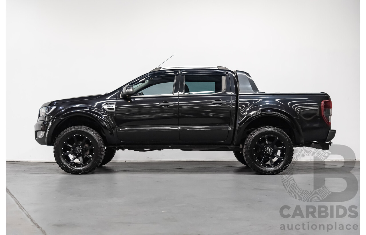 9/2013 Ford Ranger Wildtrak 3.2 (4x4) PX Crew Cab Utility Mica Black 3.2L Turbo Diesel