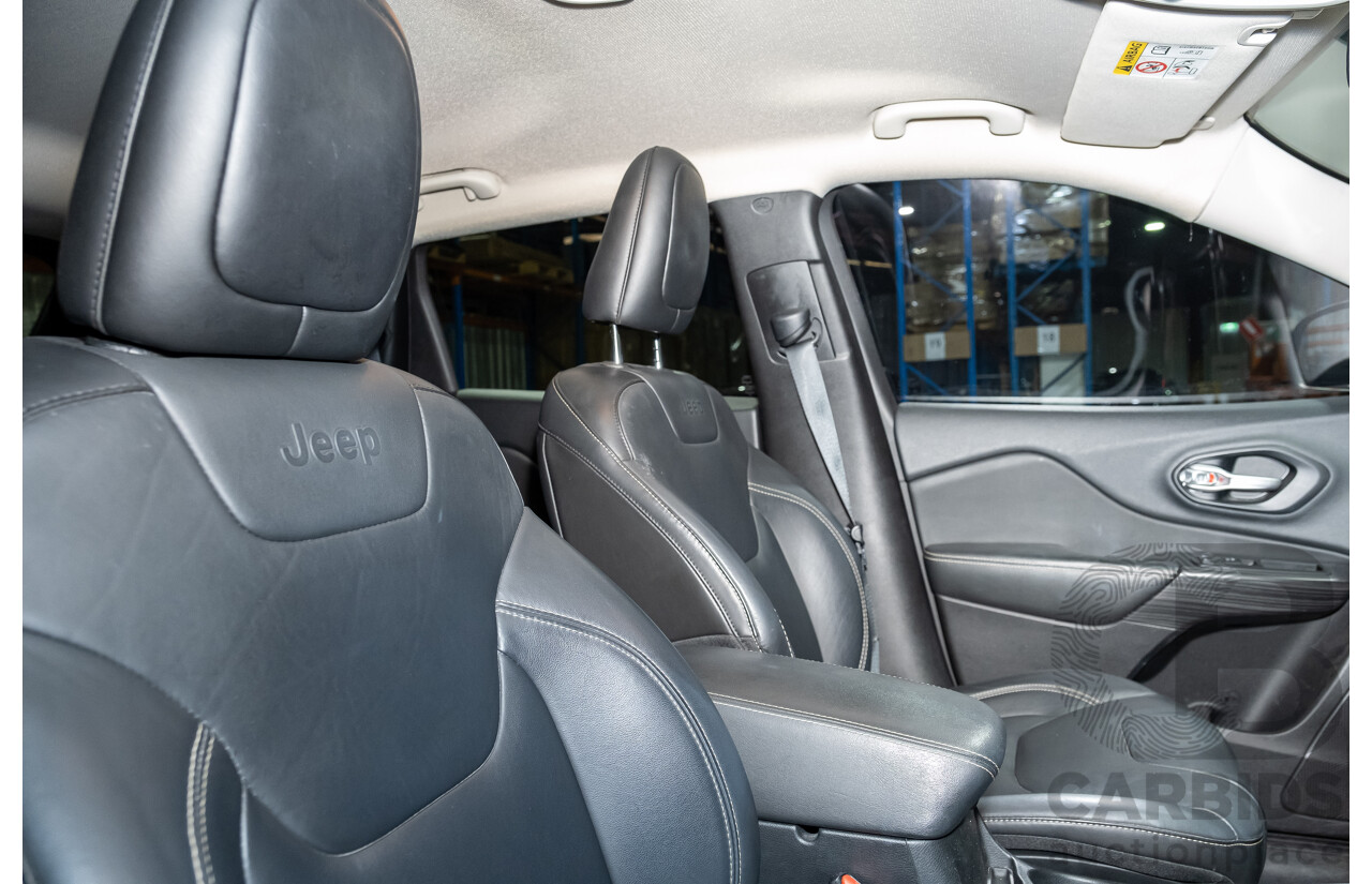 3/2015 Jeep Cherokee Limited (4x4) KL MY15 4d Wagon Black V6 3.2L