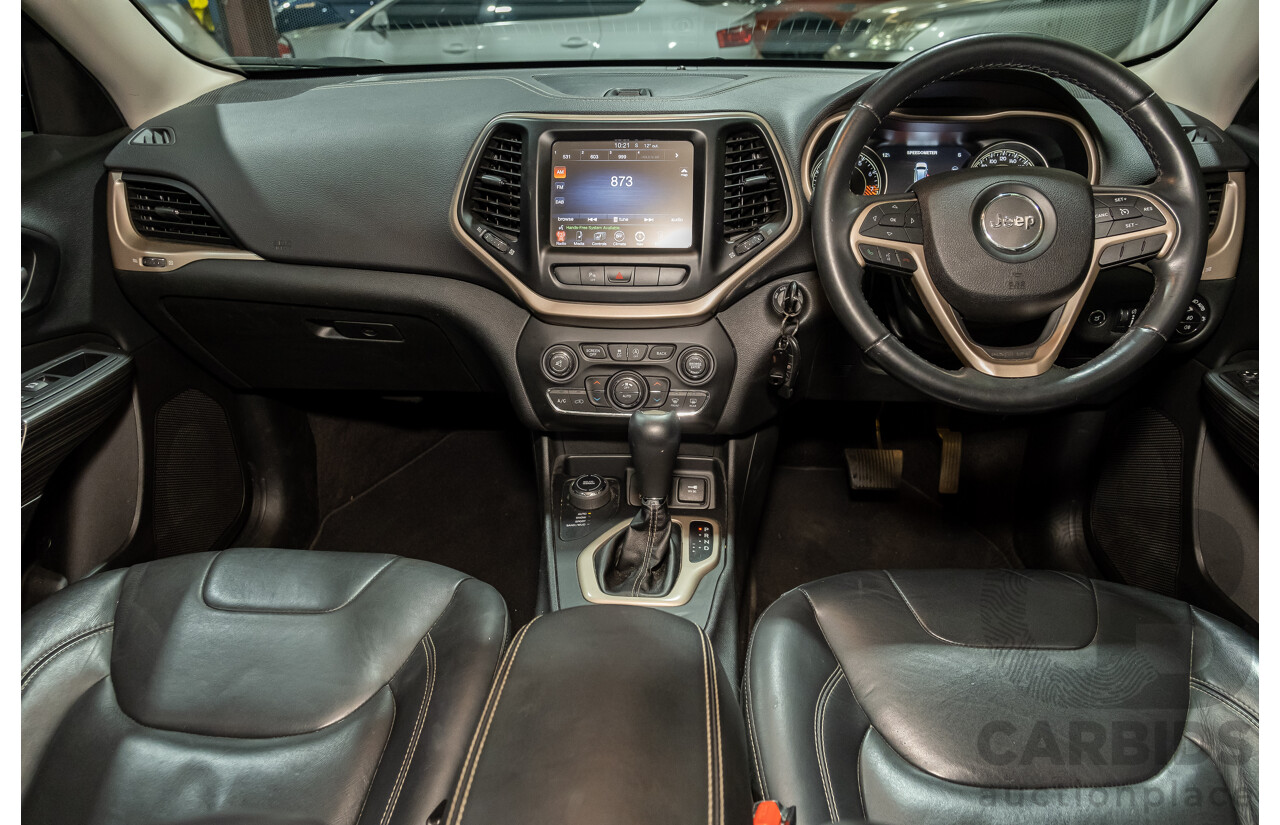 3/2015 Jeep Cherokee Limited (4x4) KL MY15 4d Wagon Black V6 3.2L