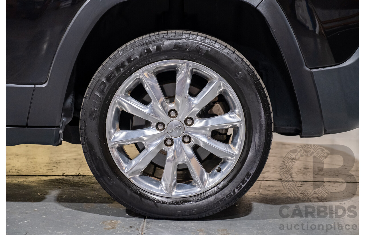 3/2015 Jeep Cherokee Limited (4x4) KL MY15 4d Wagon Black V6 3.2L