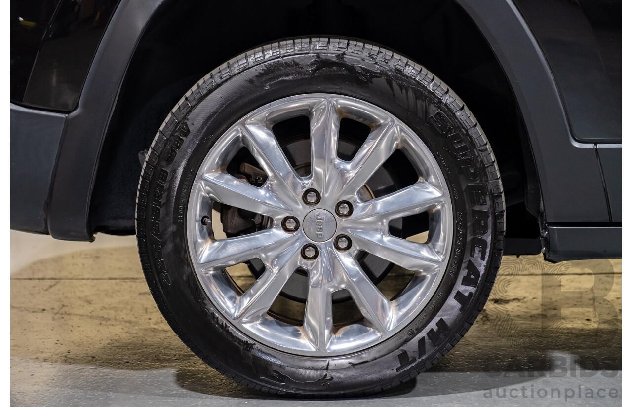 3/2015 Jeep Cherokee Limited (4x4) KL MY15 4d Wagon Black V6 3.2L