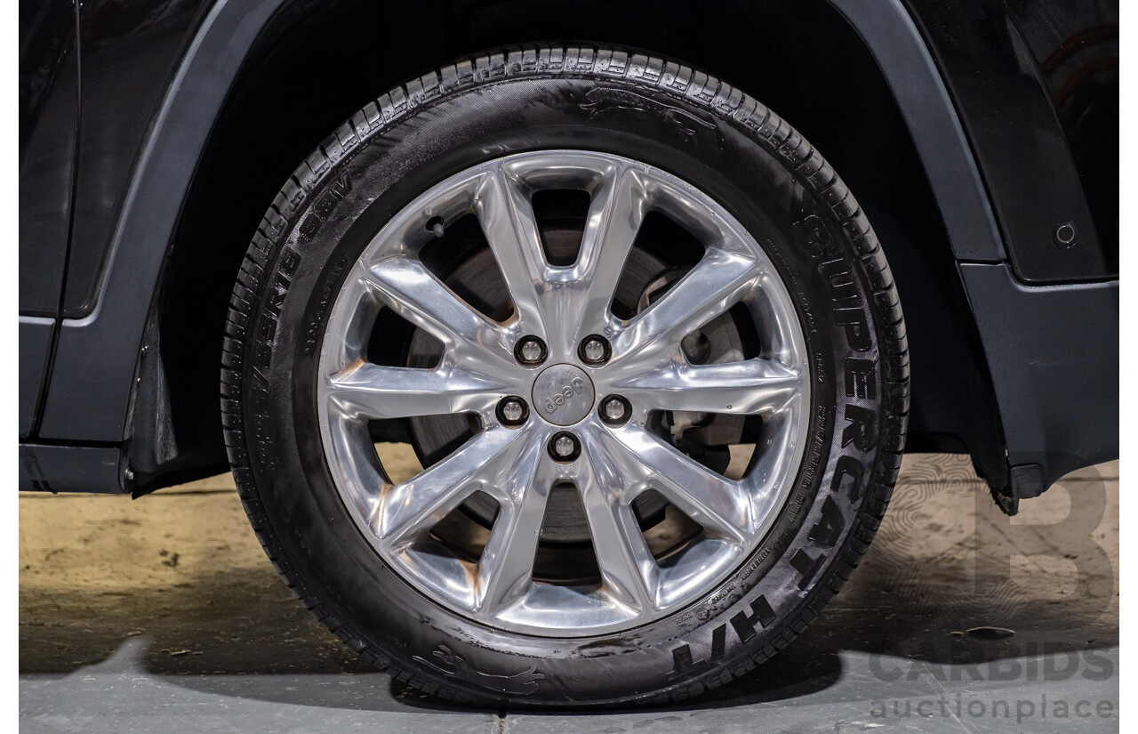 3/2015 Jeep Cherokee Limited (4x4) KL MY15 4d Wagon Black V6 3.2L