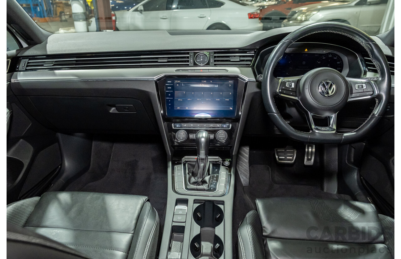 4/2018 Volkswagen Passat 206 TSI R-Line 4motion (AWD) 3C B8 MY18 4d Wagon White Turbo 2.0L