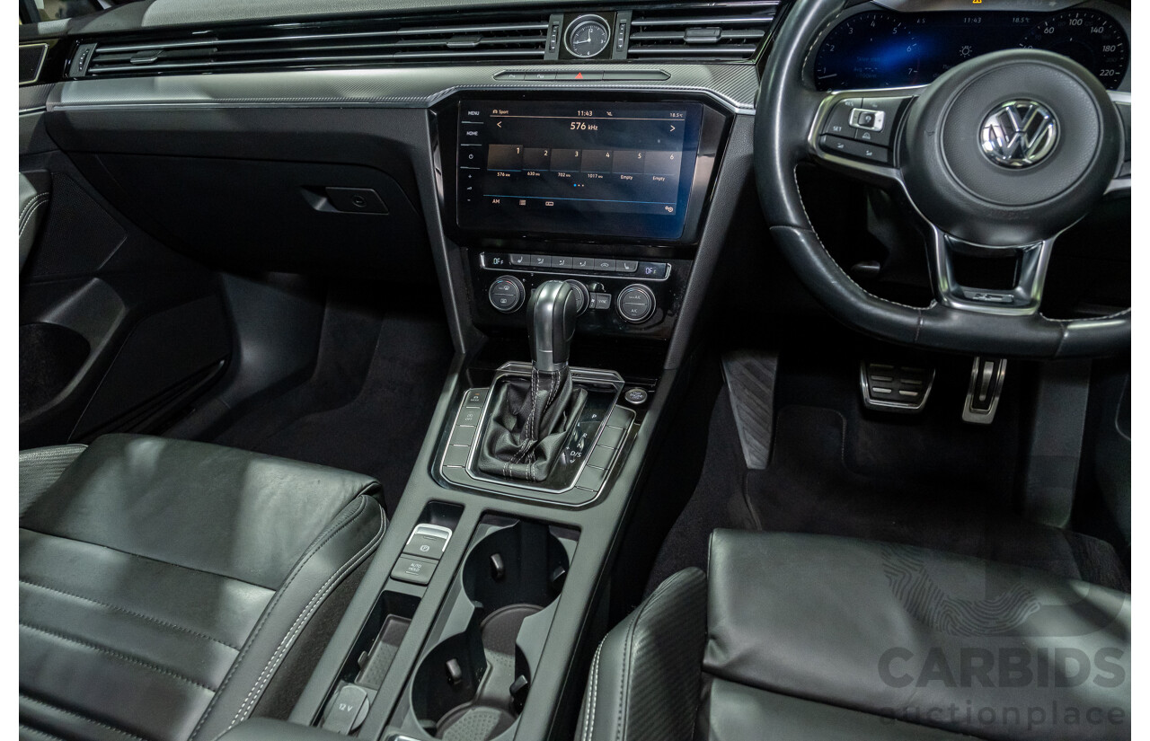 4/2018 Volkswagen Passat 206 TSI R-Line 4motion (AWD) 3C B8 MY18 4d Wagon White Turbo 2.0L