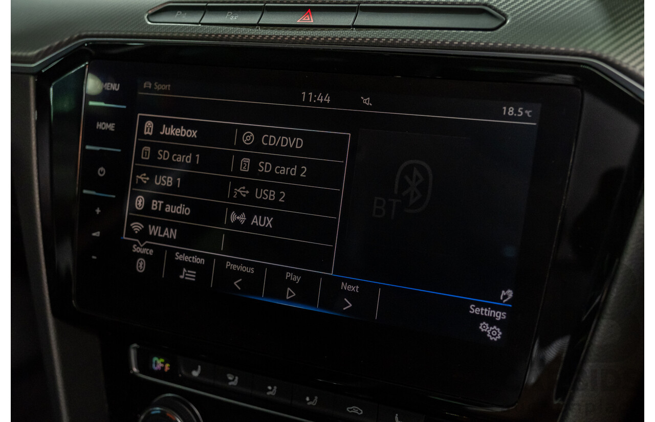 4/2018 Volkswagen Passat 206 TSI R-Line 4motion (AWD) 3C B8 MY18 4d Wagon White Turbo 2.0L