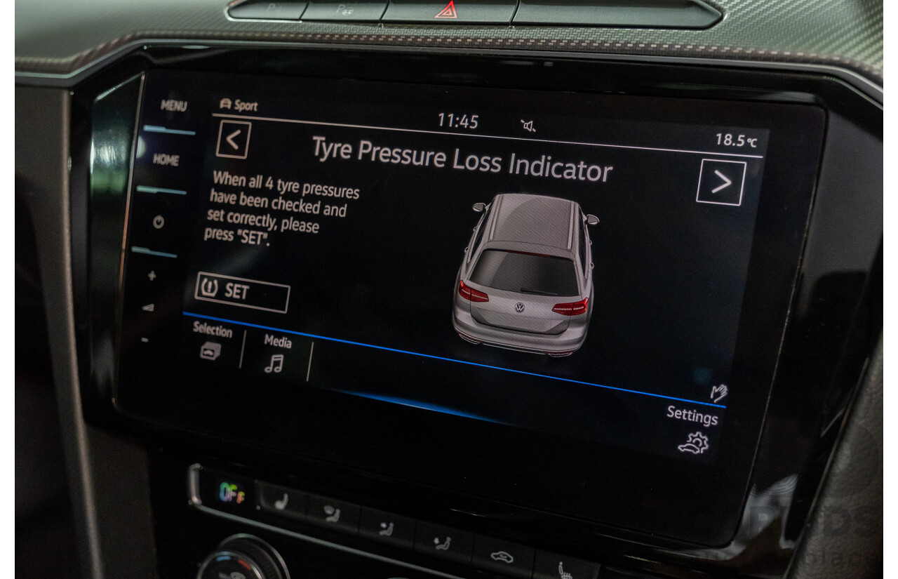 4/2018 Volkswagen Passat 206 TSI R-Line 4motion (AWD) 3C B8 MY18 4d Wagon White Turbo 2.0L