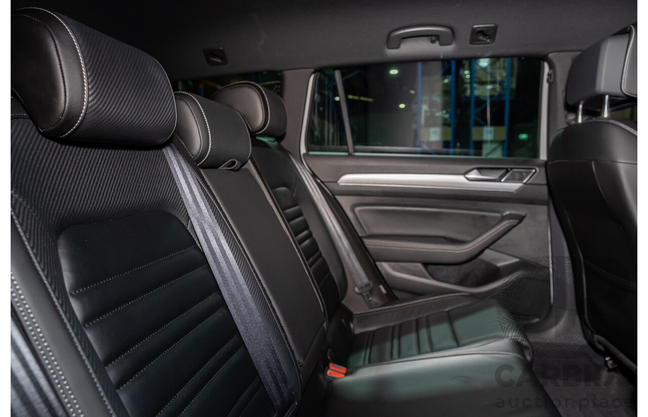 4/2018 Volkswagen Passat 206 TSI R-Line 4motion (AWD) 3C B8 MY18 4d Wagon White Turbo 2.0L