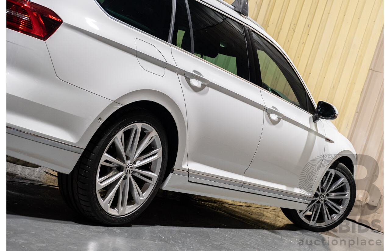 4/2018 Volkswagen Passat 206 TSI R-Line 4motion (AWD) 3C B8 MY18 4d Wagon White Turbo 2.0L