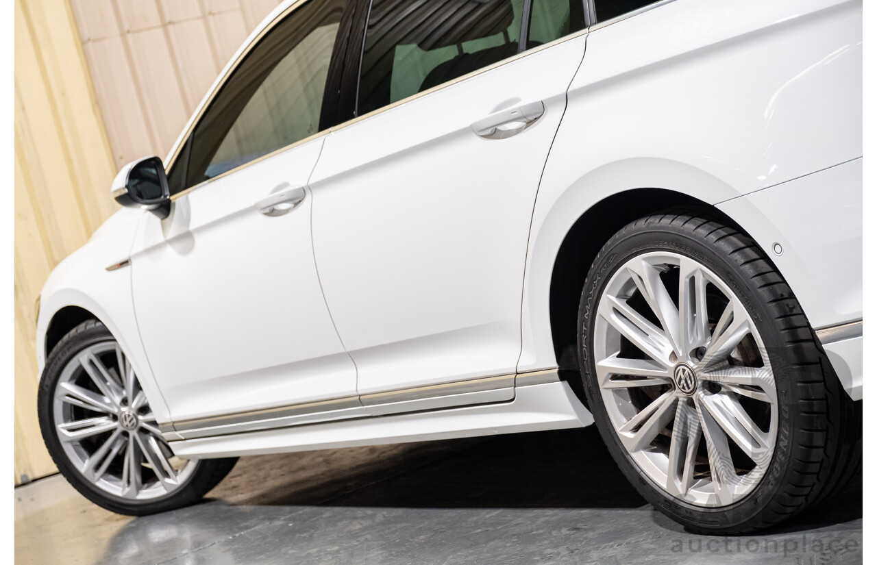 4/2018 Volkswagen Passat 206 TSI R-Line 4motion (AWD) 3C B8 MY18 4d Wagon White Turbo 2.0L