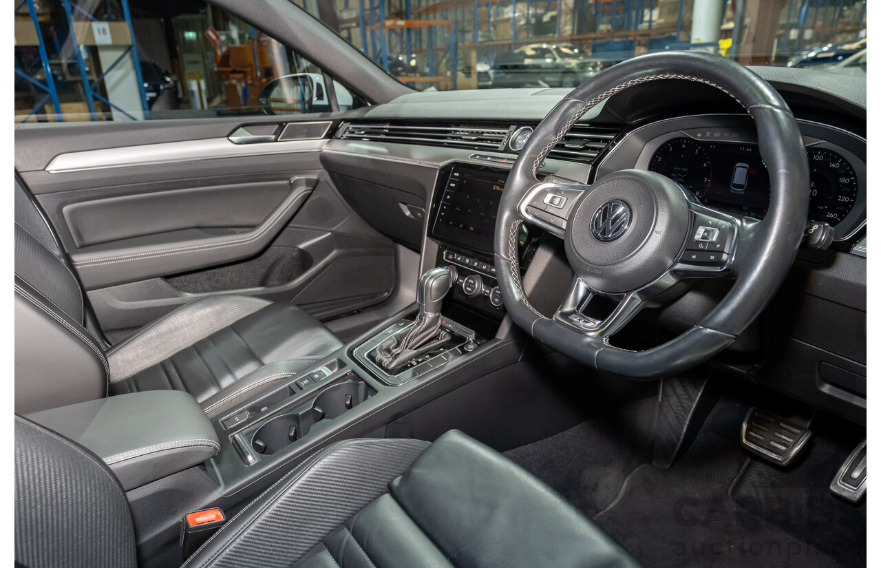 4/2018 Volkswagen Passat 206 TSI R-Line 4motion (AWD) 3C B8 MY18 4d Wagon White Turbo 2.0L