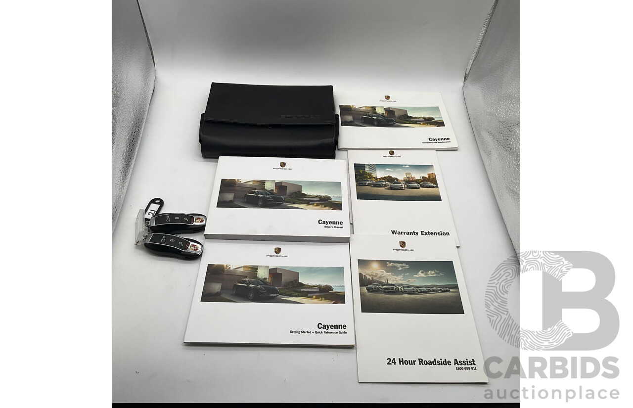 10/2016 Porsche Cayenne Diesel Platinum Edition SERIES 2 4d Wagon Black Turbo Diesel V6 3.0L