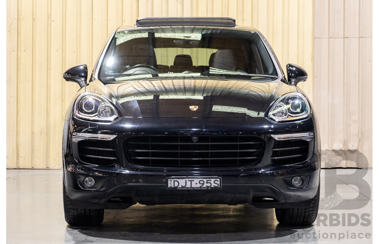 10/2016 Porsche Cayenne Diesel Platinum Edition SERIES 2 4d Wagon Black Turbo Diesel V6 3.0L