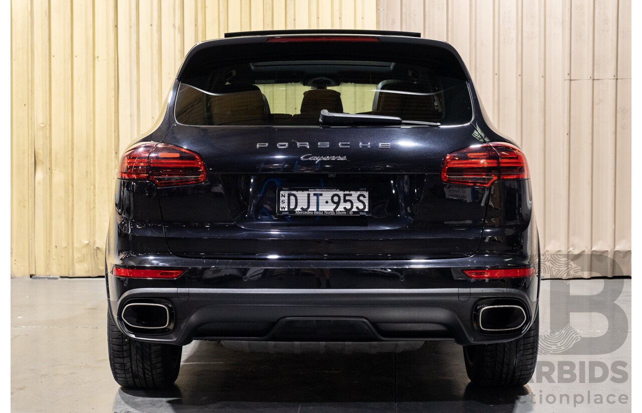 10/2016 Porsche Cayenne Diesel Platinum Edition SERIES 2 4d Wagon Black Turbo Diesel V6 3.0L