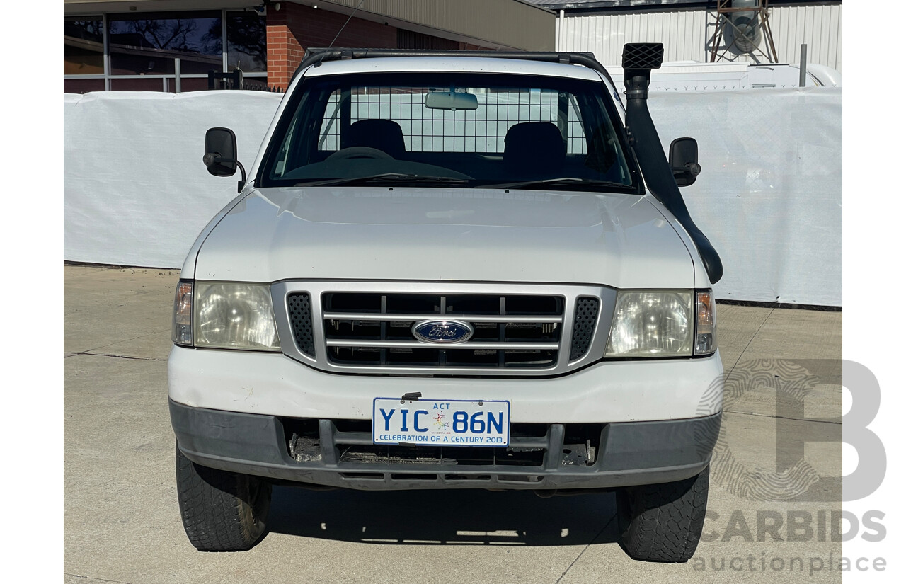 1/2005 Ford Courier GL (4x4) PH C/Chas White 2.5L