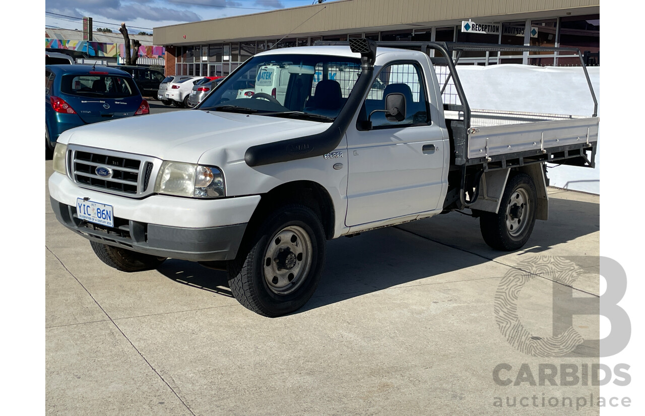 1/2005 Ford Courier GL (4x4) PH C/Chas White 2.5L