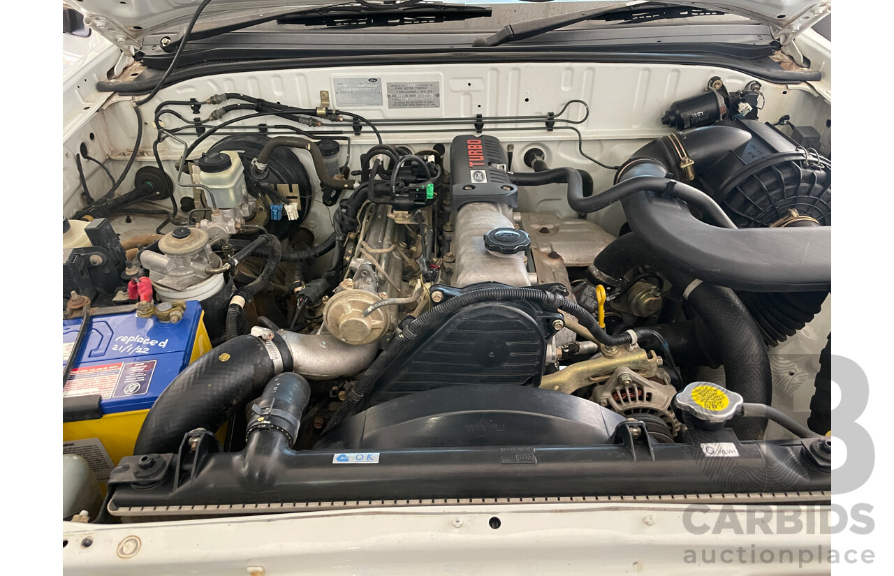 1/2005 Ford Courier GL (4x4) PH C/Chas White 2.5L