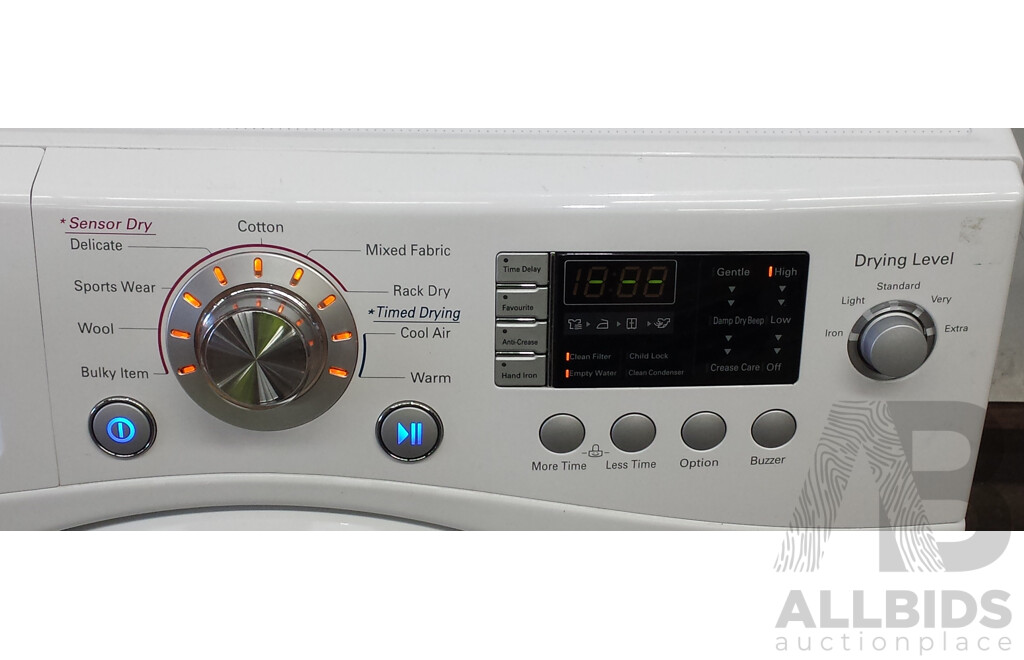 LG Sensor Dry 8kg Front Loader Condenser Clothes Dryer