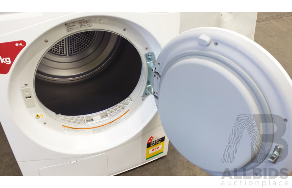 LG Sensor Dry 8kg Front Loader Condenser Clothes Dryer
