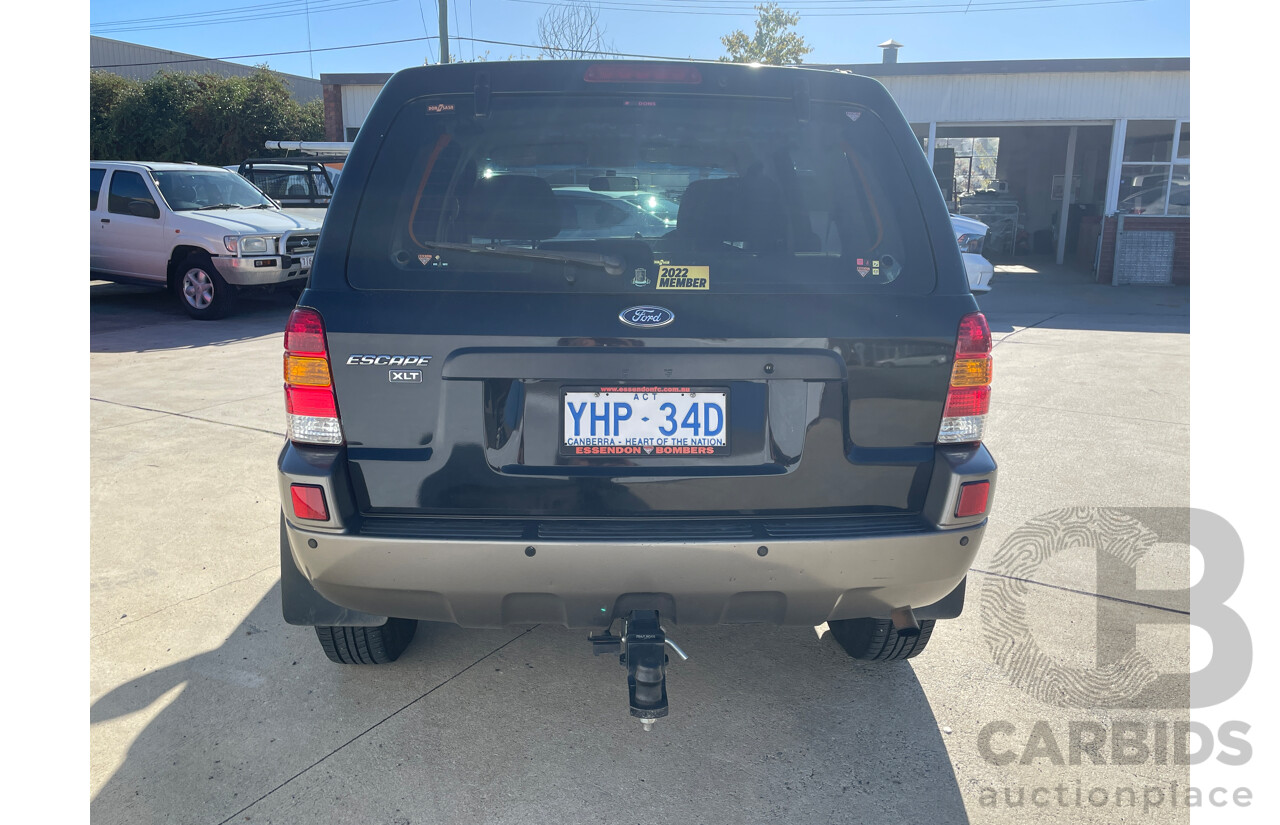 6/2005 Ford Escape XLT ZB 4d Wagon Black / Gold 2.3L