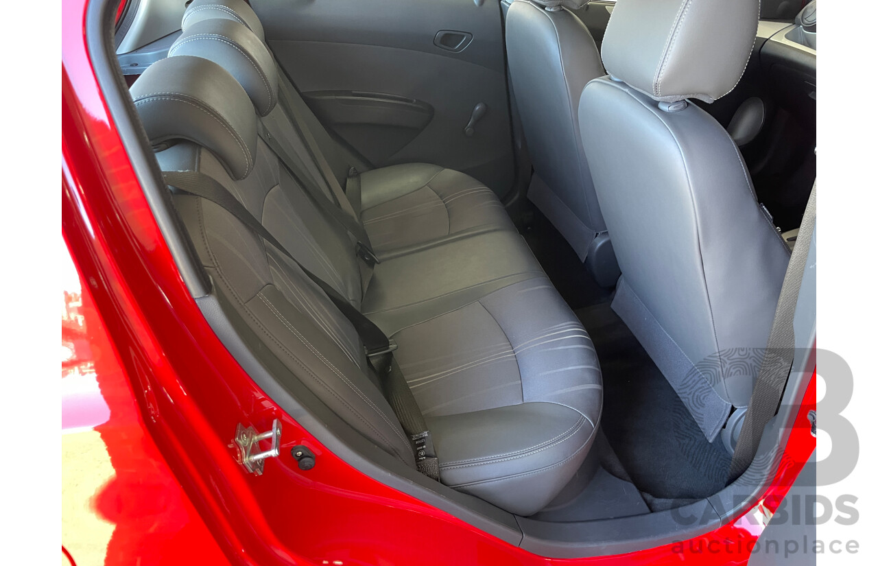 6/2015 Holden Barina Spark CD MJ MY15 5d Hatchback Red 1.2L