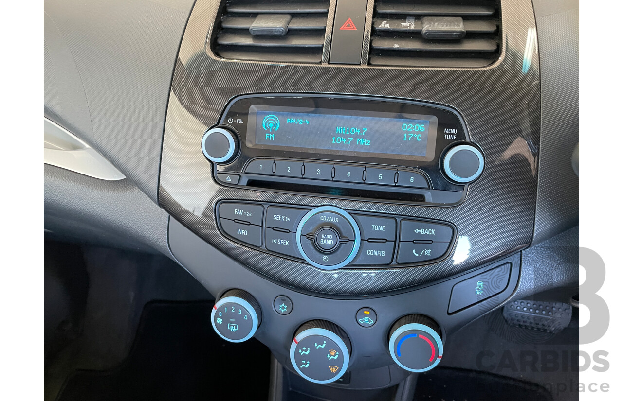 6/2015 Holden Barina Spark CD MJ MY15 5d Hatchback Red 1.2L