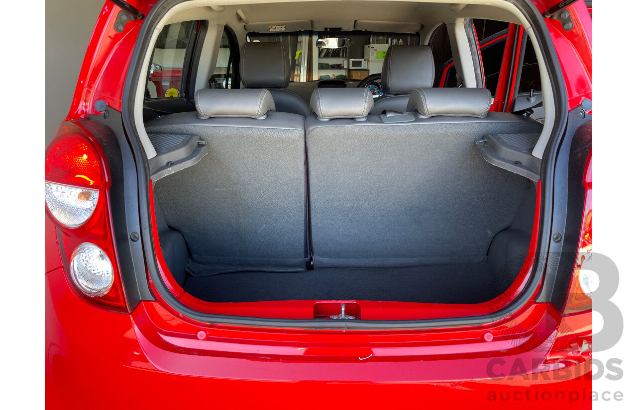 6/2015 Holden Barina Spark CD MJ MY15 5d Hatchback Red 1.2L