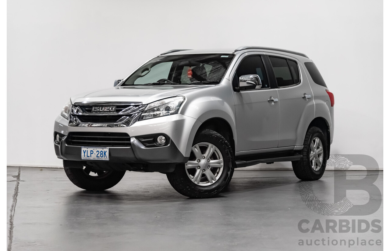 3/2016 Isuzu Mu-X LS-T (4x4) UC 4d Wagon Silver 3.0L Turbo Diesel