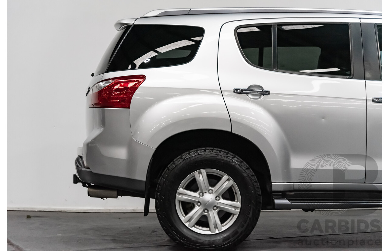 3/2016 Isuzu Mu-X LS-T (4x4) UC 4d Wagon Silver 3.0L Turbo Diesel