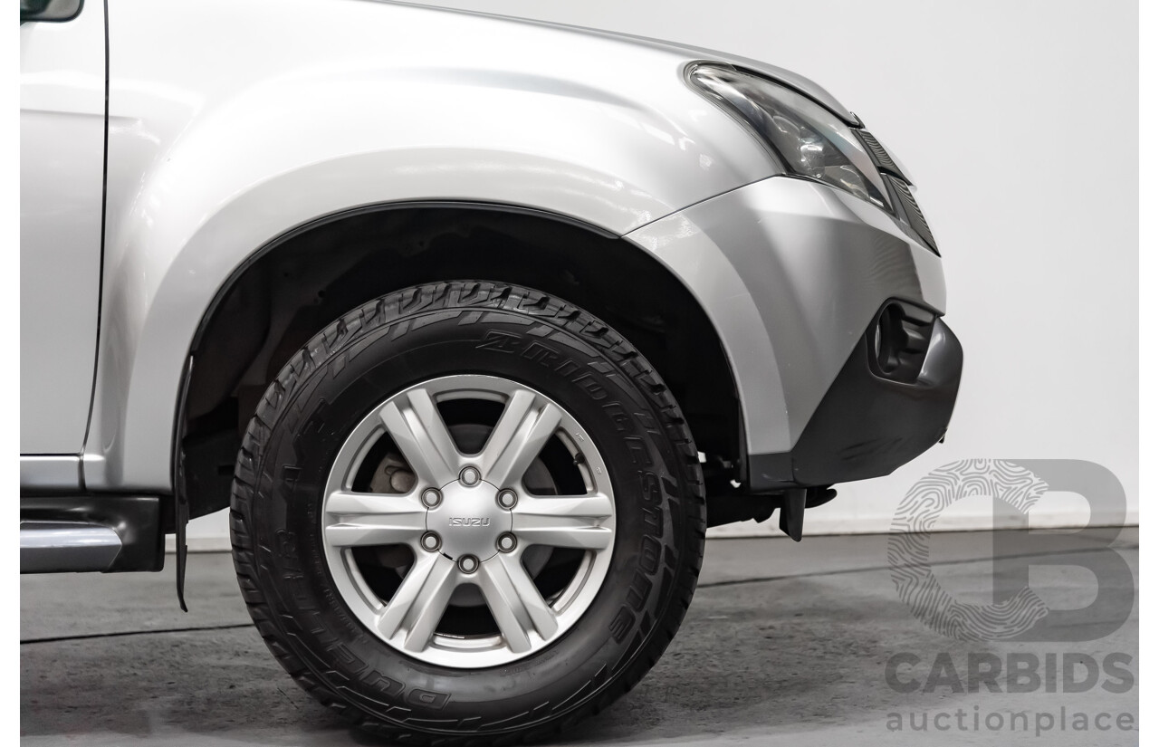 3/2016 Isuzu Mu-X LS-T (4x4) UC 4d Wagon Silver 3.0L Turbo Diesel