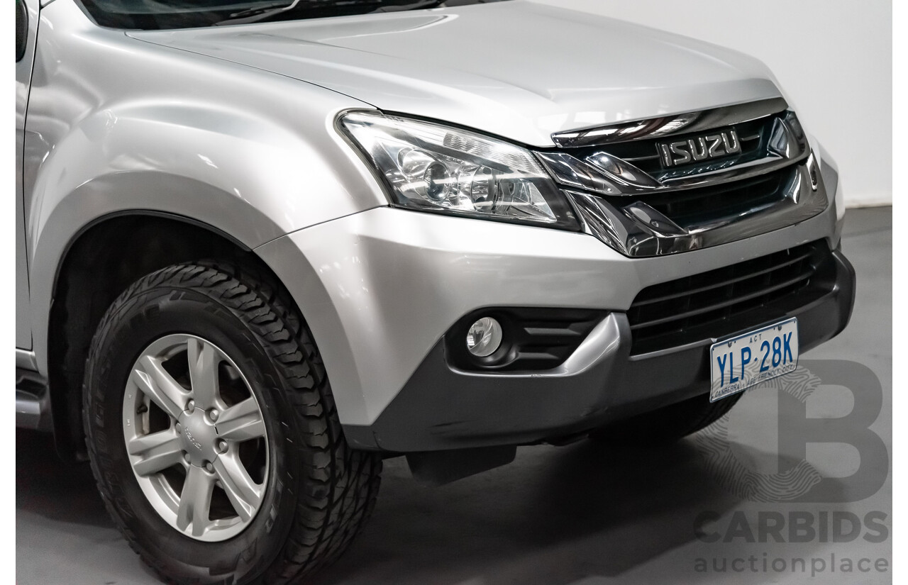 3/2016 Isuzu Mu-X LS-T (4x4) UC 4d Wagon Silver 3.0L Turbo Diesel