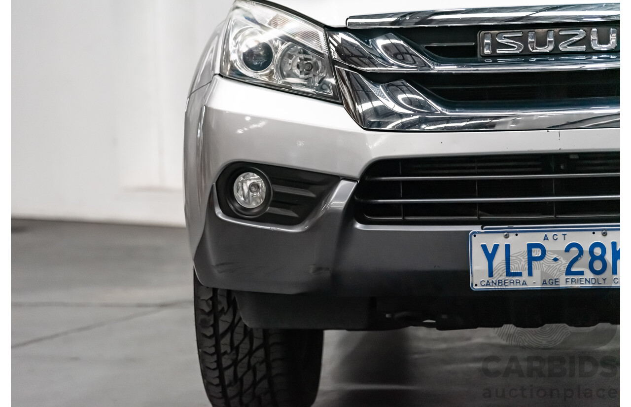 3/2016 Isuzu Mu-X LS-T (4x4) UC 4d Wagon Silver 3.0L Turbo Diesel