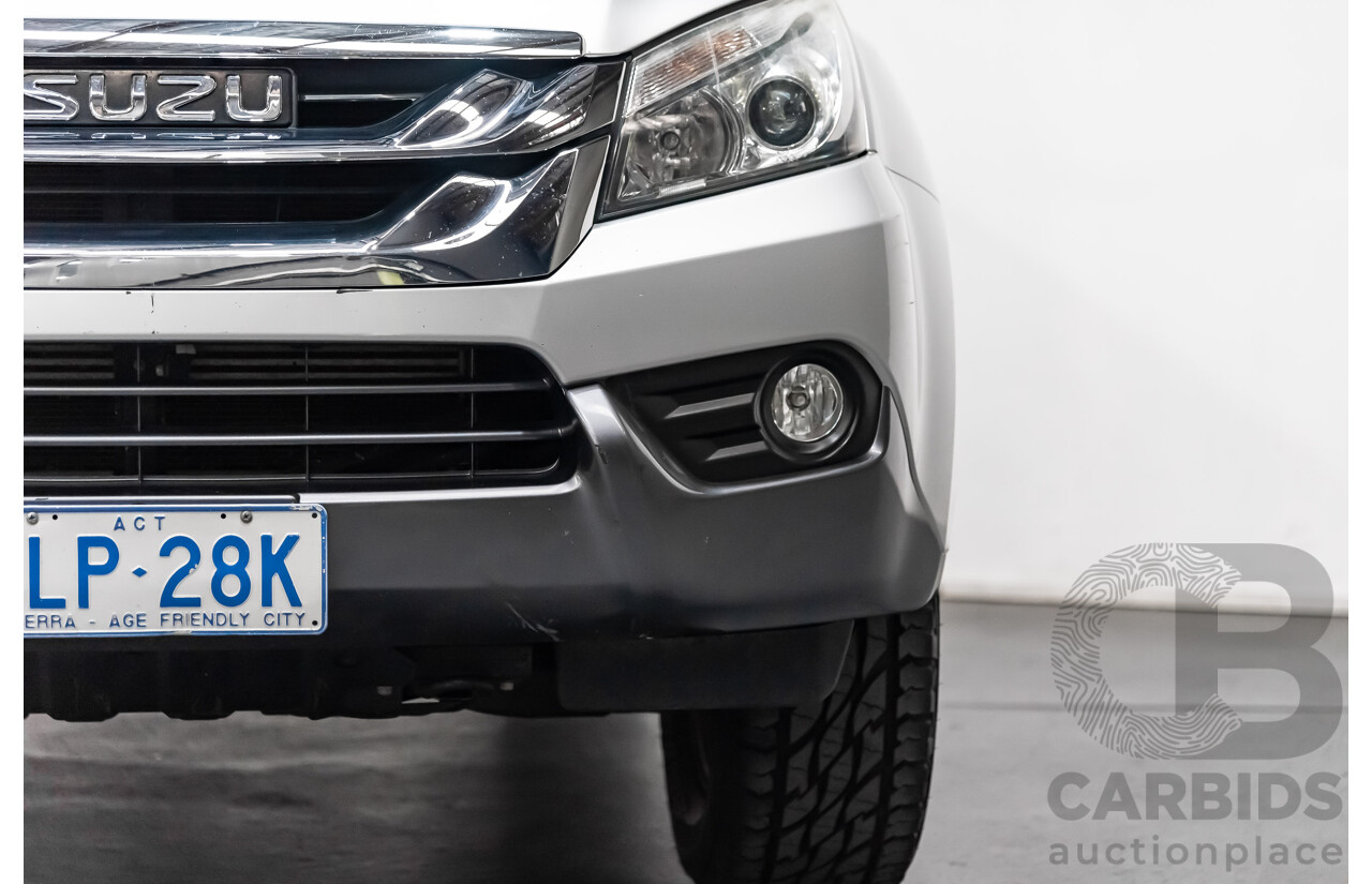 3/2016 Isuzu Mu-X LS-T (4x4) UC 4d Wagon Silver 3.0L Turbo Diesel