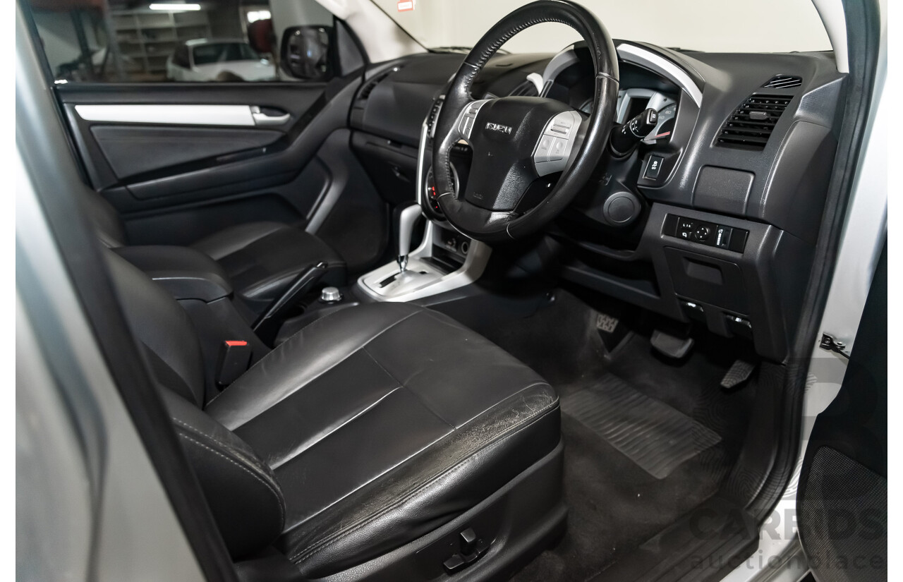 3/2016 Isuzu Mu-X LS-T (4x4) UC 4d Wagon Silver 3.0L Turbo Diesel