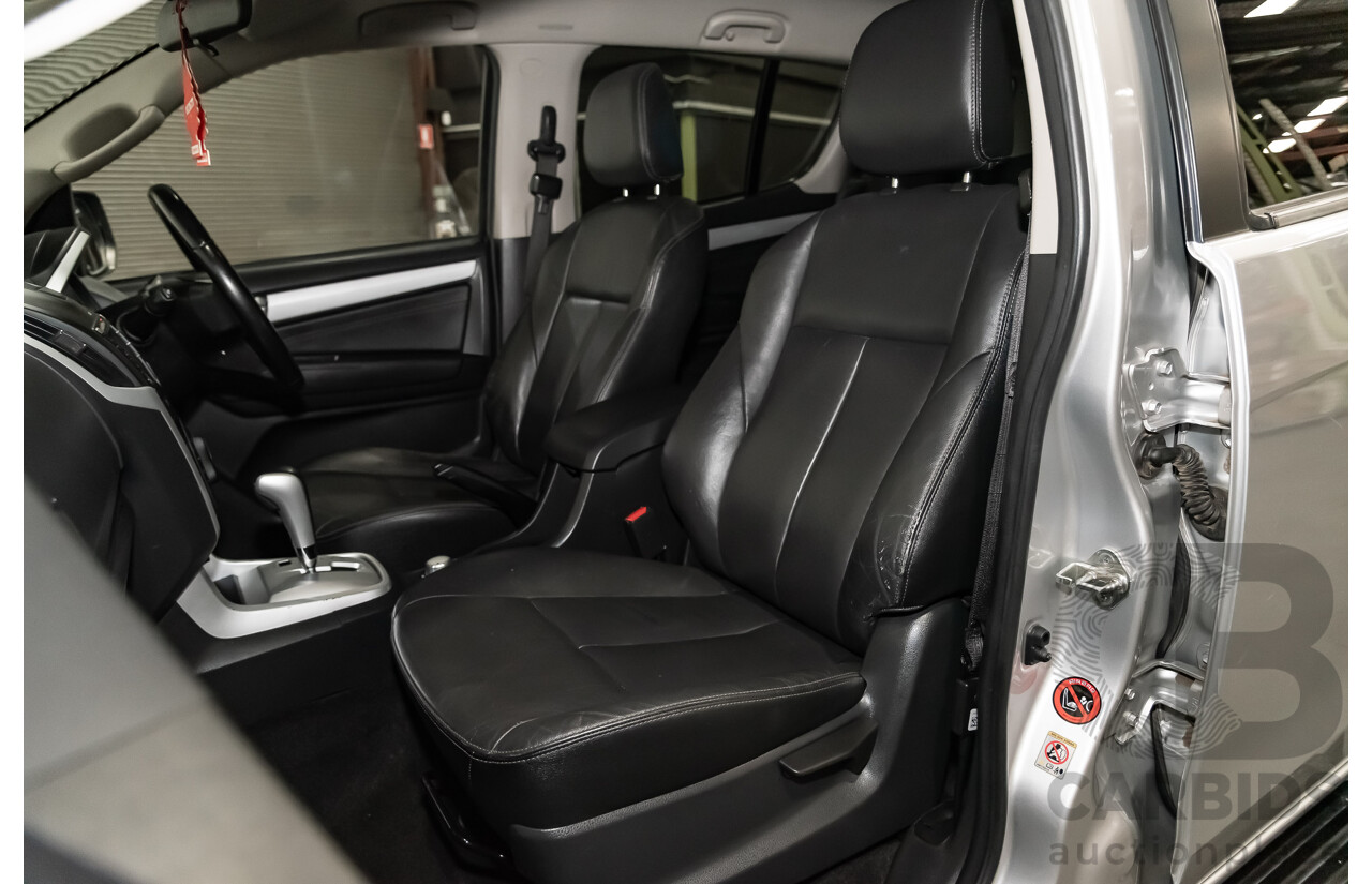 3/2016 Isuzu Mu-X LS-T (4x4) UC 4d Wagon Silver 3.0L Turbo Diesel