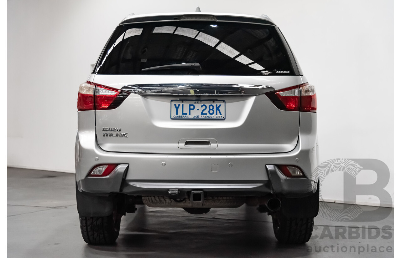 3/2016 Isuzu Mu-X LS-T (4x4) UC 4d Wagon Silver 3.0L Turbo Diesel