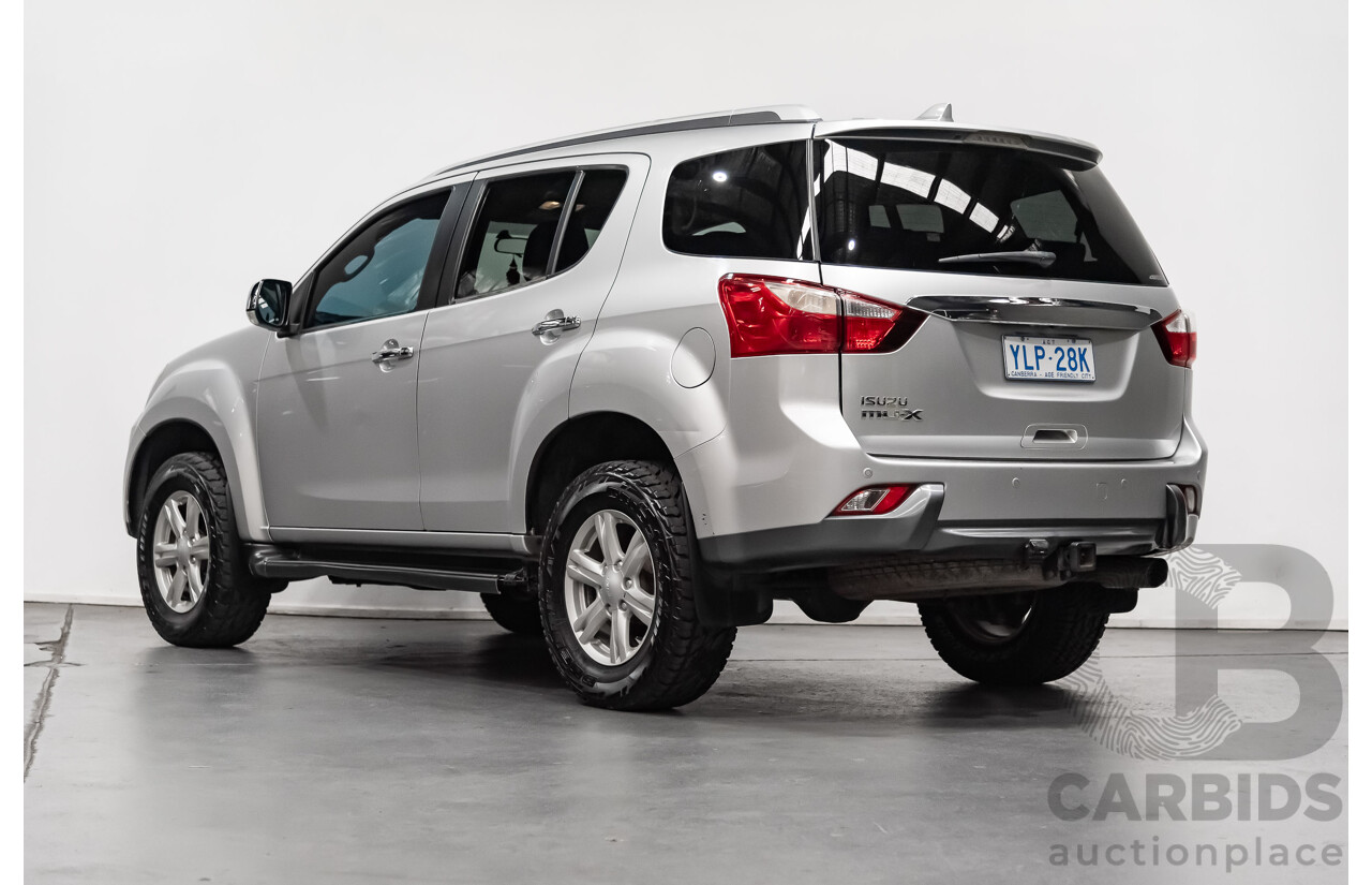 3/2016 Isuzu Mu-X LS-T (4x4) UC 4d Wagon Silver 3.0L Turbo Diesel