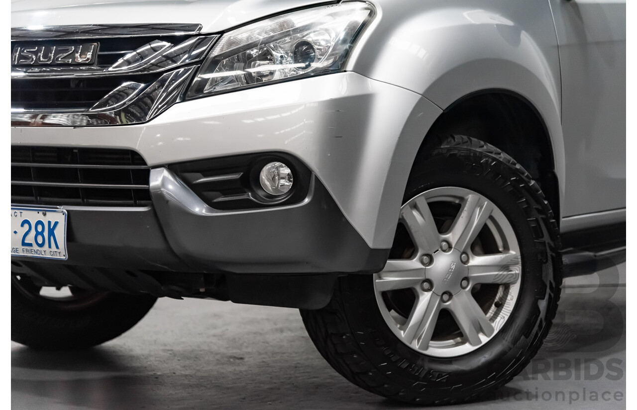 3/2016 Isuzu Mu-X LS-T (4x4) UC 4d Wagon Silver 3.0L Turbo Diesel