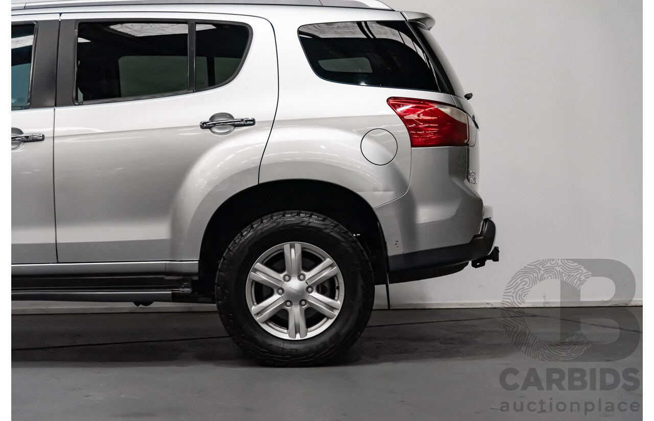 3/2016 Isuzu Mu-X LS-T (4x4) UC 4d Wagon Silver 3.0L Turbo Diesel