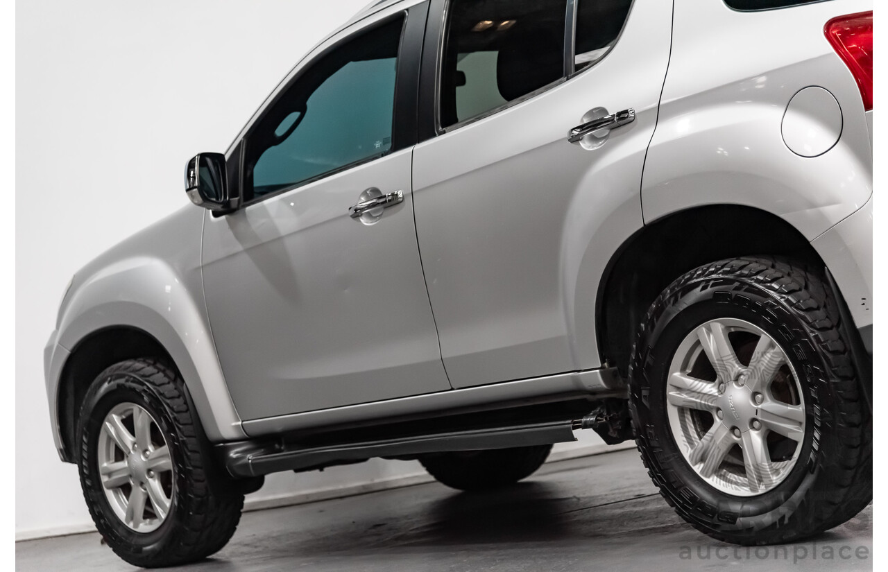 3/2016 Isuzu Mu-X LS-T (4x4) UC 4d Wagon Silver 3.0L Turbo Diesel
