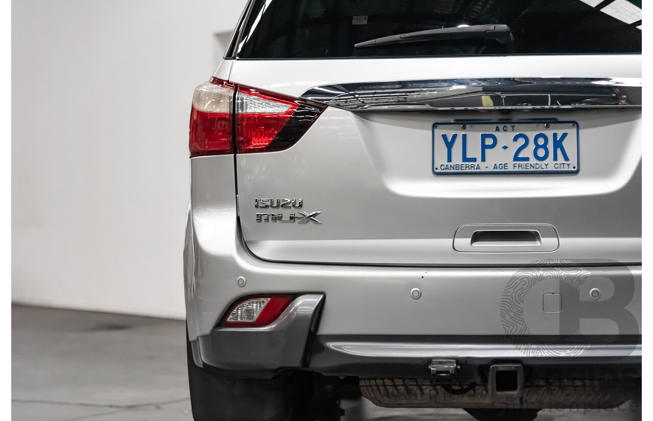 3/2016 Isuzu Mu-X LS-T (4x4) UC 4d Wagon Silver 3.0L Turbo Diesel