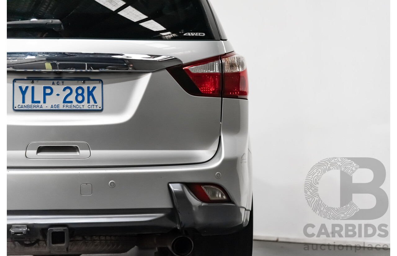 3/2016 Isuzu Mu-X LS-T (4x4) UC 4d Wagon Silver 3.0L Turbo Diesel