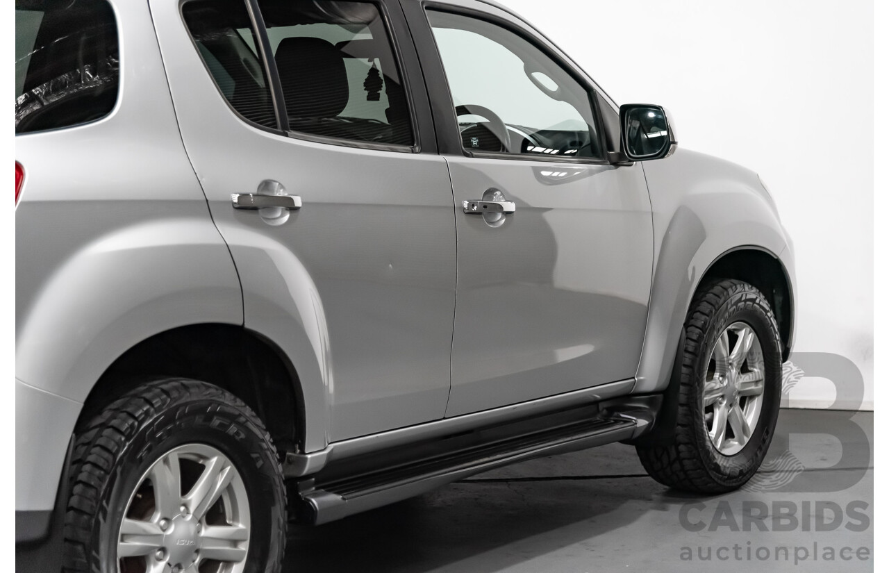 3/2016 Isuzu Mu-X LS-T (4x4) UC 4d Wagon Silver 3.0L Turbo Diesel