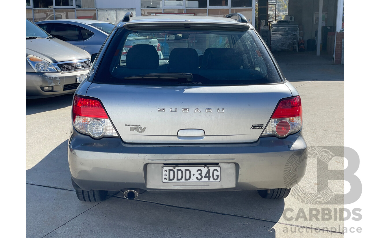 8/2004 Subaru Impreza RV (awd) MY04 5d Hatchback Silver 2.0L