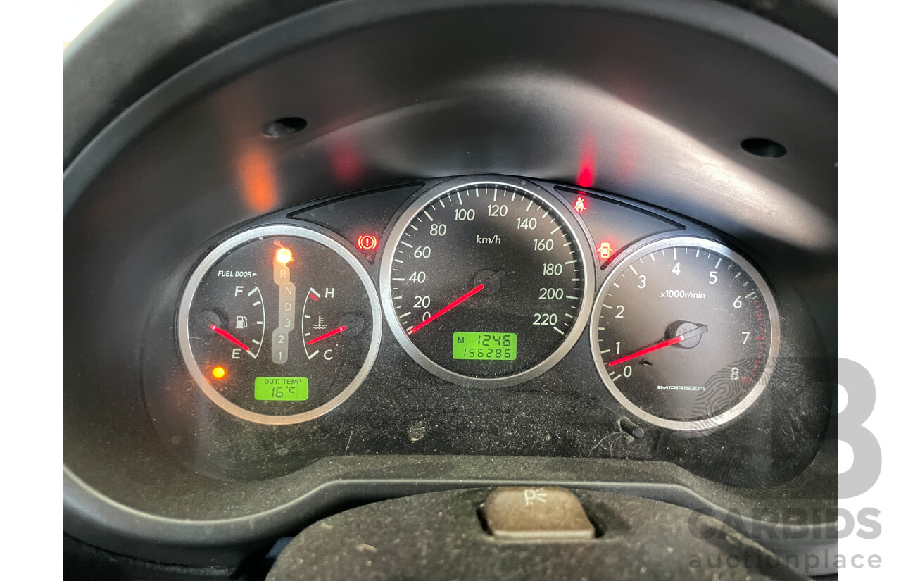 8/2004 Subaru Impreza RV (awd) MY04 5d Hatchback Silver 2.0L