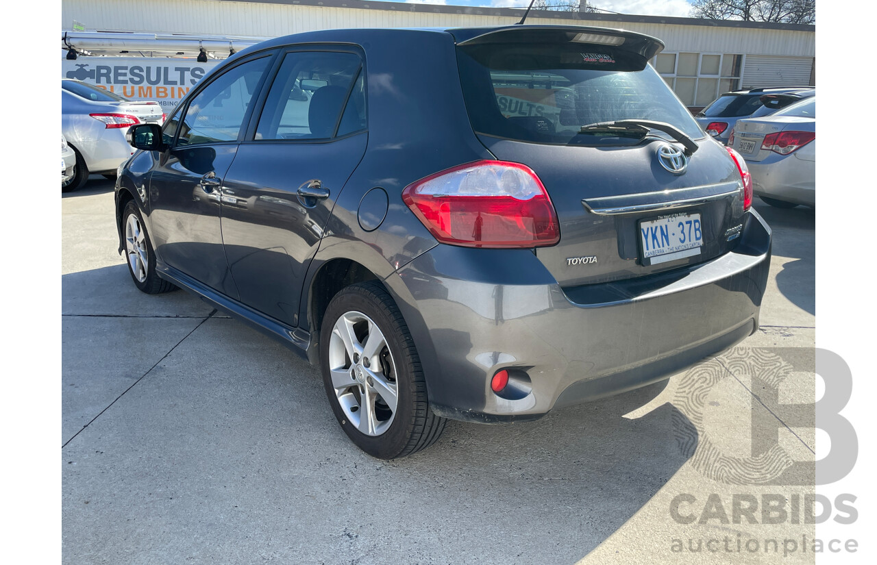 8/2010 Toyota Corolla Levin SX ZRE152R MY10 5d Hatchback Grey 1.8L
