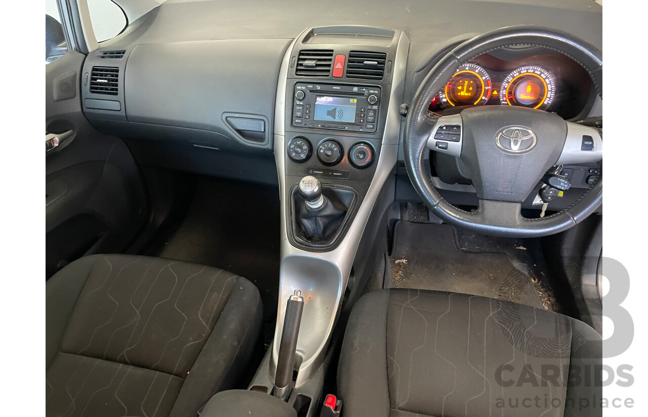 8/2010 Toyota Corolla Levin SX ZRE152R MY10 5d Hatchback Grey 1.8L