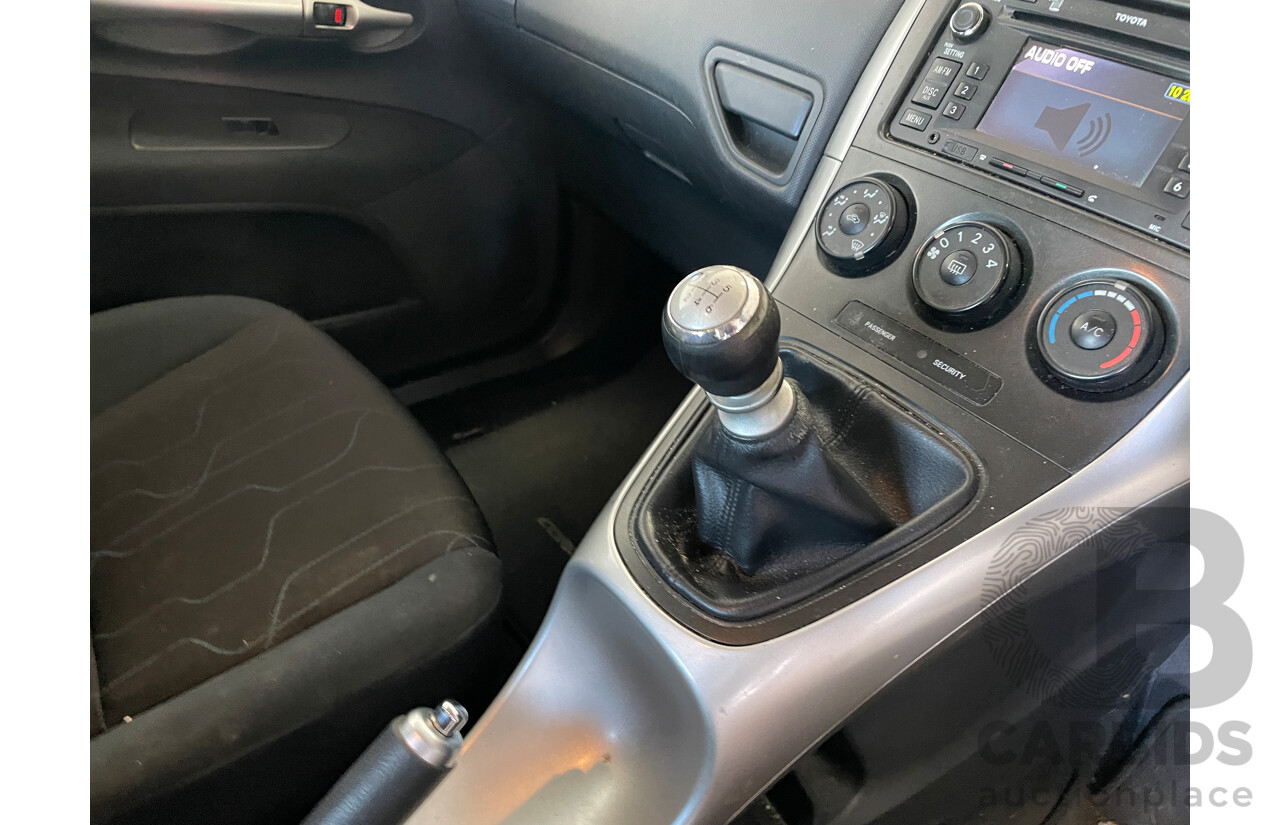 8/2010 Toyota Corolla Levin SX ZRE152R MY10 5d Hatchback Grey 1.8L
