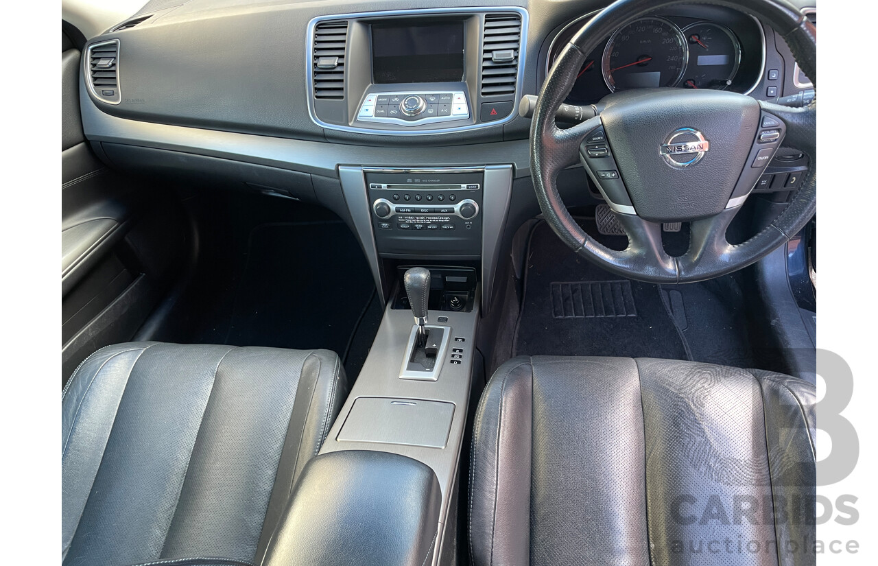 9/2011 Nissan Maxima 250 ST-L J32 MY11 SERIES 3 4d Sedan Black 2.5L